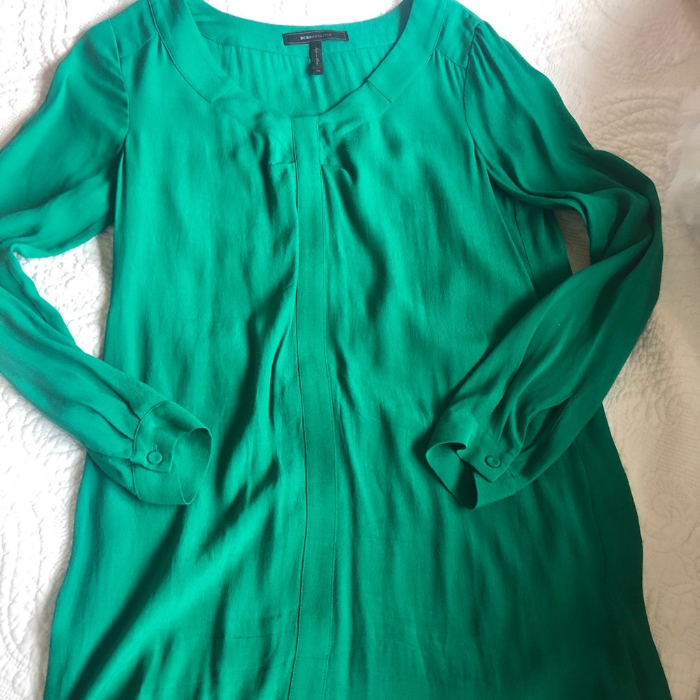 Green BCBG tunic dress